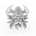 black goku tattoo design idea