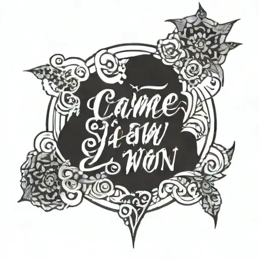 I came, I saw, I won tattoo design idea