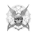  tatuagem de atlas com icaro para ante braço com a frase memento mori tattoo design idea