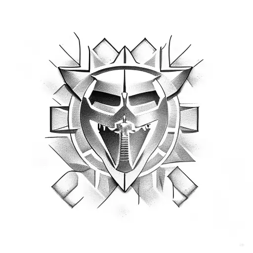 v8 engine bmw tattoo design idea