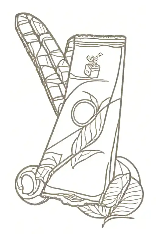 Moro chocolate bar tattoo design idea