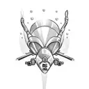 text, size: 12pt, font: comic sans ms, all lowercase, text: ‘jet ski’, with diamond studs that dot the ‘j’  tattoo design idea