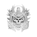 mayan tattoo design idea