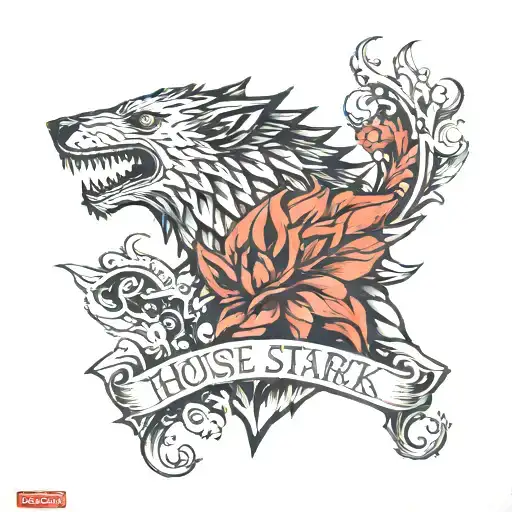 House Stark, motivation  tattoo design idea