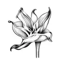 calla lilly tattoo design idea