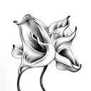 calla lilly tattoo design idea