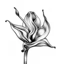 calla lilly tattoo design idea