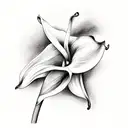 calla lilly tattoo design idea