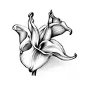 calla lilly tattoo design idea