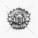 man united tattoo design idea