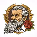 philosophy seneca stoic tattoo design idea