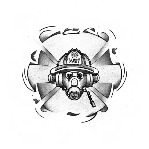 Firefighter tattoo design idea