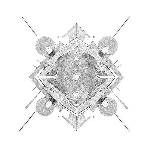 psychedelic  tattoo design idea