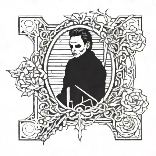 michael myers tattoo design idea