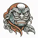 daruma tattoo design idea