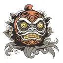 daruma tattoo design idea