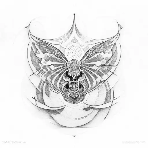 sheet music transformed into ta moko tattoo design idea