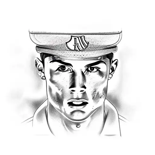 Cristiano Ronaldo  tattoo design idea