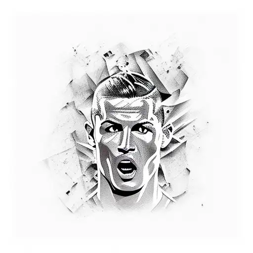 CR7 tattoo design idea