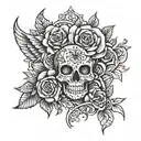 memorial tattoo best friend tattoo design idea