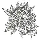 memorial tattoo best friend tattoo design idea