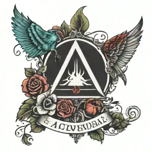 ACW // Blood type Arenal tattoo design idea