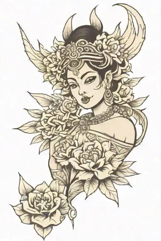 traditional bali tattoo tattoo design idea