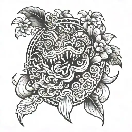 traditional bali tattoo tattoo design idea