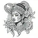 traditional bali tattoo tattoo design idea