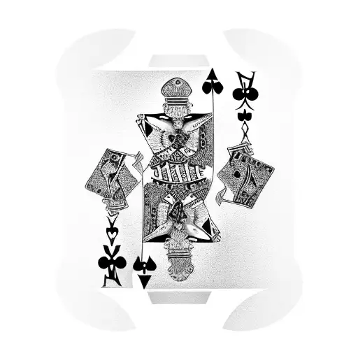 queen of spades tattoo design idea