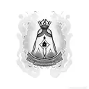 queen of spades tattoo design idea