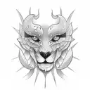 mirror evolution  tattoo design idea