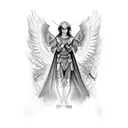 archangel tattoo michael raphael gabriel tattoo design idea