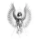 archangel tattoo michael raphael gabriel tattoo design idea