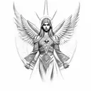 archangel tattoo michael raphael gabriel tattoo design idea