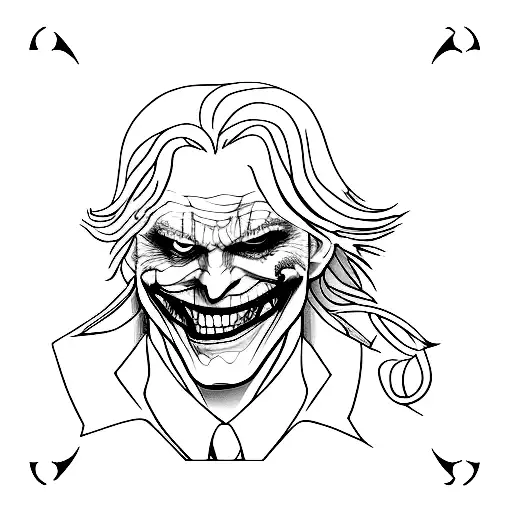 Joker Playcard tattoo design idea