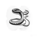 boa snake tattoo design idea