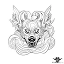 Cerberus tattoo design idea