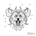 Cerberus tattoo design idea