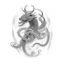 jormungandr tattoo design idea