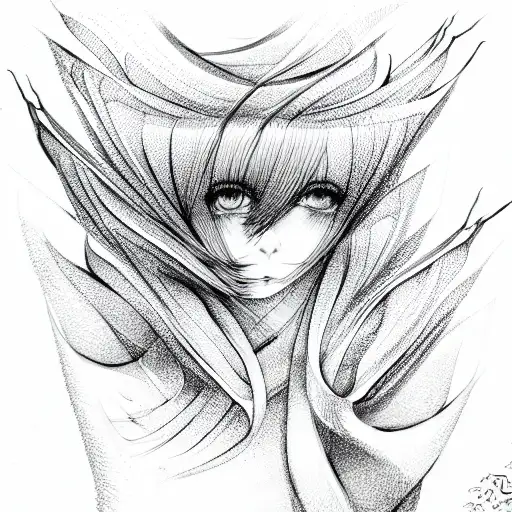 pattern of love  tattoo design idea