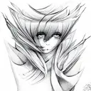 pattern of love  tattoo design idea