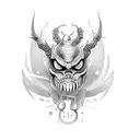 Demonio de Lego tattoo design idea