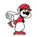 mario tattoo design idea