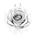 Combine Gothic architecture and design elements with a modern twist, such as dark roses and intricate patterns tattoo design idea
