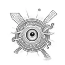 beholder from DnD tattoo design idea