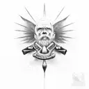 War is peace, Freedom is slavery, Ignorance is strength tattoo design idea