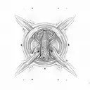 maori pattern hammerhead shark tattoo design idea