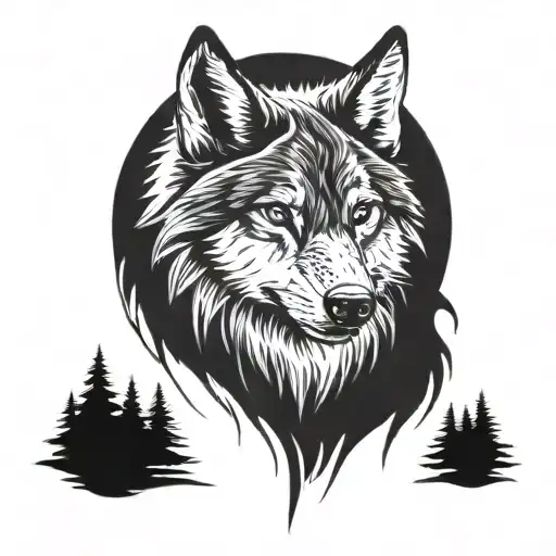 timberwolves  tattoo design idea