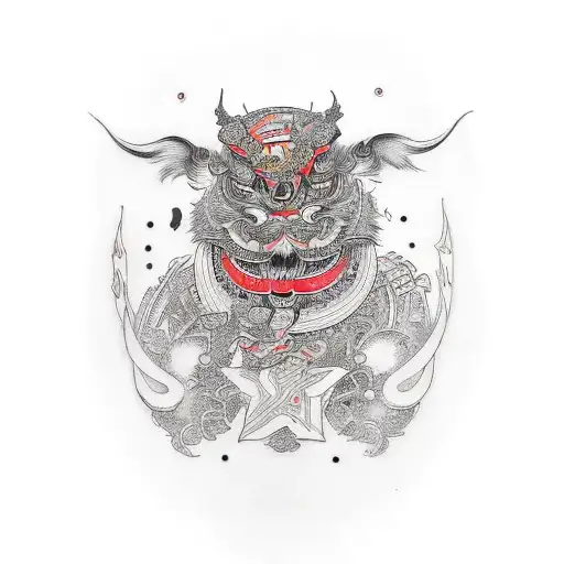 elbow tattoo design idea